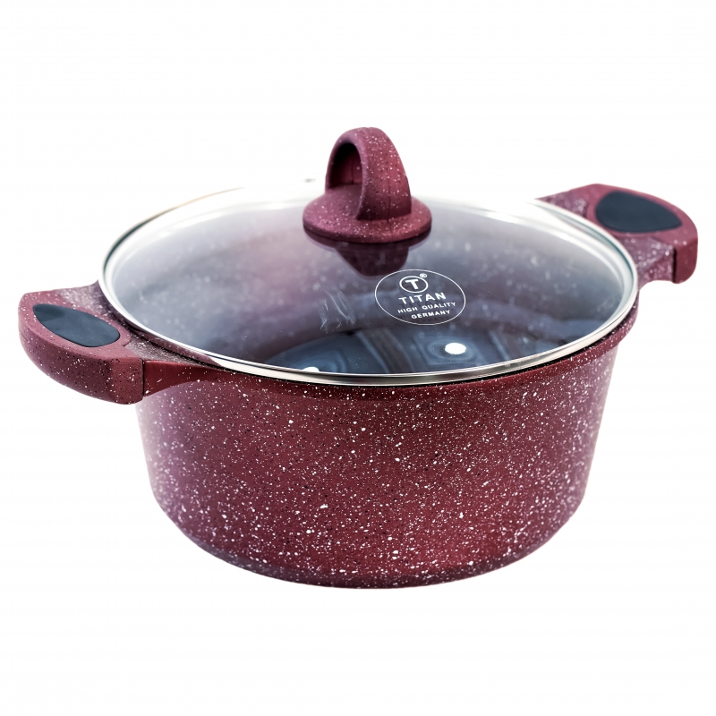 Կաթսա Titan TSIL-24 Սիլ/Բռնակ 24սմ 3,8լ 2